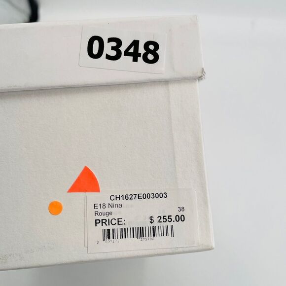 New SANDRO Nina suede sandals red 38 size 8 - Picture 9 of 12